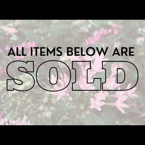 ALL ITEMS AFTER ARE SOLD